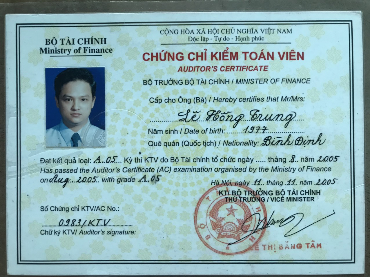 Hồ sơ năng lực đội ngũ nhân viên của Công ty TNHH DV kế toán thuế và cung ứng lao động Quang Huy