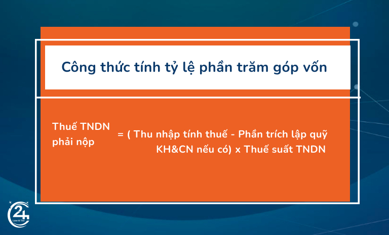 cách tính thuế doanh nghiệp