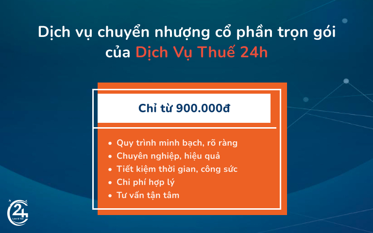 dịch vụ chuyển nhượng cổ phần trọn gói