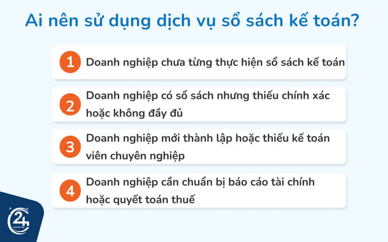 Dịch vụ dọn dẹp sổ sách kế toán uy tín chỉ từ 500.000đ 1 Đối tượng nên sử dụng dịch vụ dọn dẹp sổ sách kế toán