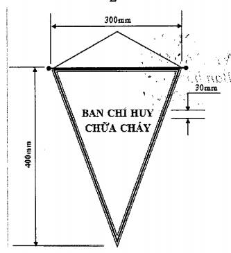 Cờ hiệu của Ban chỉ huy chữa cháy