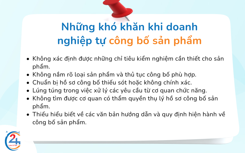 Khó khăn khi tự công bố sản phẩm