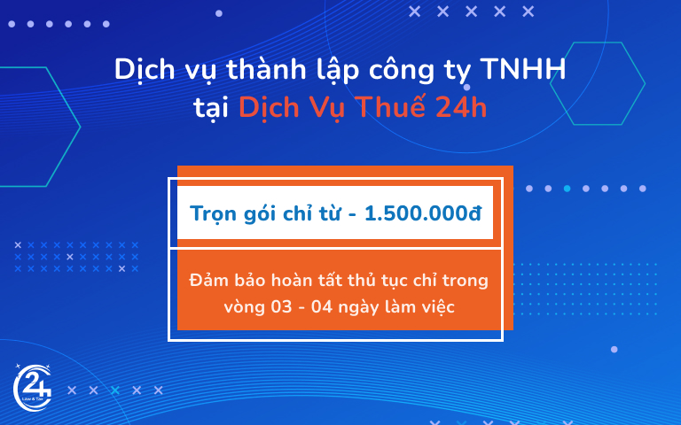 dịch vụ thành lập công ty TNHH tại Dịch Vụ Thuế 24h