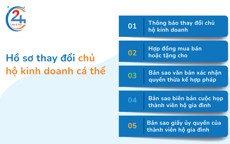 Hồ sơ sang tên giấy phép kinh doanh hộ cá thể