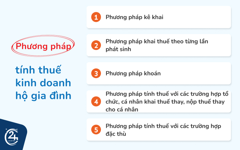 phương pháp tính thuế kinh doanh hộ gia đình